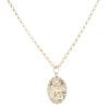 9ct Yellow Gold St George Pendant and Chain 22"