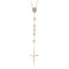9ct Yellow Gold Rosary Beads with a Crucifix 32"