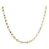 14ct Yellow And White Gold Geek Key Fancy Chain 24"
