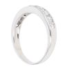 18ct White Gold 0.70ct Brilliant Cut Diamond Half Eternity Ring