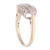9ct Yellow Gold 0.50ct Diamond Cluster Ring