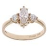 9ct Yellow Gold Cubic Zirconia Dress Ring
