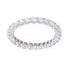 18ct White Gold 1.00ct Brilliant Cut Diamond Full Eternity Ring