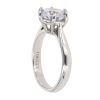 9ct White Gold Cubic Zirconia Single Stone Ring