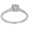 9ct White Gold 0.20ct Diamond Cluster