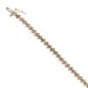 9ct Yellow Gold 2.40ct Brilliant Cut Diamond Bracelet 7"