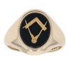 9ct Yellow Gold Masonic Signet Ring