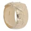 9ct Yellow Gold Patterned Buckle Ring