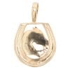 9ct Yellow Gold Horse and Horse Shoe Pendant