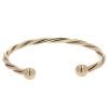 9ct Yellow Gold Twist Torque Bangle