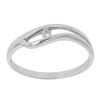 9ct White Gold 0.05ct Diamond Solitaire Ring