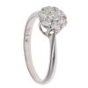 18ct White Gold 0.55ct Brilliant Cut Diamond Cluster Ring