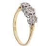 18ct Yellow Gold 0.30ct Brilliant Cut Diamond Trilogy Ring