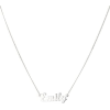 Silver Script Personalised Nameplate Necklace