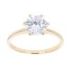 9ct Yellow Gold Cubic Zirconia Single Stone Ring