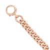 9ct Rose Gold Curb Bracelet 7.5"