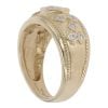 14ct Yellow Gold Cubic Zirconia Signet Ring