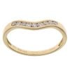 18ct Yellow Gold 0.25ct Brilliant Cut Diamond Wishbone Ring