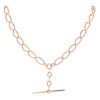 9ct Rose Gold Albert T Bar Chain 16"