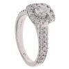 18ct Yellow Gold 0.83ct Brilliant Cut Diamond Cluster Ring