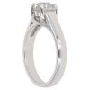 18ct White Gold 0.90ct Transitional Cut Diamond Solitaire Ring
