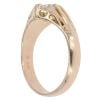 9ct Yellow Gold Cubic Zirconia Patterned Signet Ring
