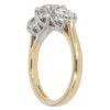 18ct Yellow Gold 1.60ct Brilliant Cut Diamond Trilogy Ring
