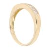 18ct Yellow Gold 0.50ct Princess Cut Diamond Half Eternity Ring