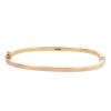 14ct Yellow Gold Plain Hinged Bangle