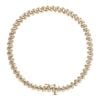 9ct Yellow Gold 1.00ct Brilliant Cut Diamond Bracelet 7"