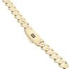 14ct Yellow Gold Monaco Curb Edge Plain Lock Chain 24"