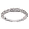 18ct White Gold 0.37ct Brilliant Cut Diamond Half Eternity Vera Wang Love Ring