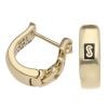 14ct Yellow Gold Monaco Classic Plain Hoop Earrings