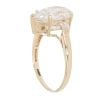 14ct Yellow Gold Cubic Zirconia Stone Set Ring