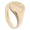 9ct Yellow Gold Filigree Patterned Signet Ring