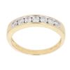 18ct Yellow Gold 0.50ct Brilliant Cut Diamond Half Eternity Ring