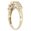 9ct Yellow Gold 0.80ct Diamond Cluster Ring