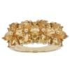 9ct Yellow Gold Citrine Fancy Cluster Ring