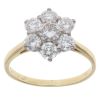 18ct Yellow Gold 1.35ct Brilliant Cut Diamond Cluster Ring