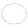 18ct Yellow White and Rose Gold Cubic Zirconia Torque Bangle