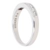 18ct White Gold 0.35ct Brilliant Cut Diamond Half Eternity Ring