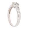 18ct White Gold 0.33ct Diamond Cluster Ring