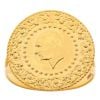 14ct Yellow Gold Turkish Coin Ring