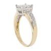 18ct Yellow Gold 0.75ct Diamond Cluster Ring