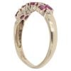 9ct Yellow Gold 0.10ct Diamond and Ruby Ring