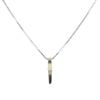 9ct Yellow and White Gold Fancy Pendant And Chain 16"