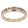 9ct Yellow Gold 0.40ct Brilliant Cut Diamond Half Eternity Ring