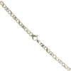 9ct Yellow and White Gold Infinity Link Chain 16"