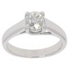 18ct White Gold 0.90ct Transitional Cut Diamond Solitaire Ring