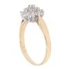 18ct Yellow Gold 0.33ct Brilliant Cut Diamond Cluster Ring
